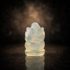 Synthetic Opal Ganesh Idol – Elegant Crystal Ganpati Statue for Home Temple & Desk Decor