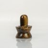Natural Tiger Eye Shiva Lingam – Polished Crystal Shivalinga for Home Temple Decor